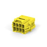 AMP Connectors - TE Connectivity 4-1971775-4 Headers & Wire Housings PTL 2X4 CAP PANEL MT STD TEMP KEY D YEL