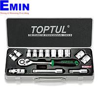 TOPTUL GCAD1502 15PCS 1/2 inch DR. Socket Set