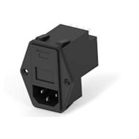 Corcom - TE Connectivity PE0SXSBX0 Inlets 10AMP FLANGE MOUNT