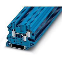 PHOENIX CONTACT 3044526 Feed Through Terminal Block UT 2.5 TWIN BU 5.2MM 26-12AWG BLUE