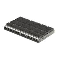 Molex 203372-1347 QSFP-DD QSFP-DD Cage ASSY 1x6 SAN Fin HS SF