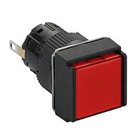 SCHNEIDER XB6ECV4BP Panel Mount Indicators / Switch Indicators PL, Square, red, 24V,