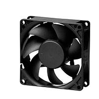 Sunon PF80251V1-1000U-A99 Axial Axial Fan, 80x80x25mm, 12VDC, 60CFM, 0.41"H2O, Vapo, Auto Restart, High Airflow