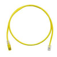 Panduit UTPKCH2MYL Cat 5e Keyed Copper Patch Cord, Cat 5e, Yellow