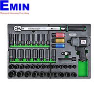 TOPTUL GED4645 1/2" DR. Torque Wrench & Air Impact Wrench Socket Set (46 pcs)