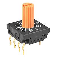 NKK Switches FR01KR10P-W Rotary Switches DIP ROTARY