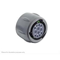 Eaton Souriau-Sunbank UTSX614E12SX Plugs Plug, without backshell, with 12 female solder contacts, IP68/69K in unmated conditions, keying X