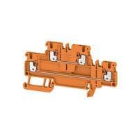 Weidmuller 2471440000 DIN Rail Terminal Blocks A2T 1.5 OR