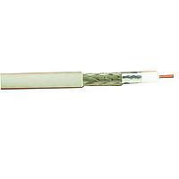 Alpha Wire 9851 WH005 Coaxial Cables 30 AWG 7/38 1 Conductor Braid, FEP, FEP 100 ft Spool, White