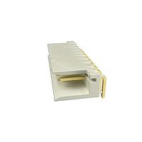 Amphenol FCI 95736-109LF Headers Clincher™ Flex Connectors, Right Angle Header, Single row, 9 Positions, 2.54mm (0.100in) Pitch