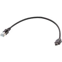 HARTING 33480147828005 Cat 6a ix Ind. - DB RJ45 Cat.6A FRNC black 0,5m