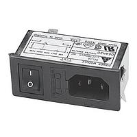 Delta Electronics, Inc. 06AN2D Modules Power Entry Module, Snap-In, 115/250VAC, 6A, N/A-Lug, Metal Case, DIP Switch