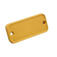Hammond Manufacturing 1455UPLY Panel, End 1455U CLOSED BEZEL 2PK, YELLOW