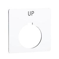 Square D 9001KN111WP Legend PSH BTTN LEGEND PLATE 30MM, Type K