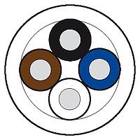 Murrelektronik 7000-C0101-0140000 Cable Drum CABLE DRUM oe 355MM, PVC 4X0.34 YELLOW, 100m