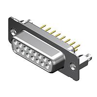 Molex / FCT 173109-0424 Receptacle FCT DSUB STR PC RCPT 15 PN W/SNAPIN