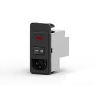 Corcom - TE Connectivity PSJS0DS60 Inlets SNAP-IN 6AMP