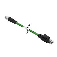 Molex 1201080286 Ethernet Cables / Networking Cables M12-4P(D)-MM-ST/RJ45-M-8M-PUR