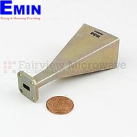 Fairview SH128-20 WR-28 Standard Waveguide Horn With UG-599/U Square Cover Flange and 20 dBi Nominal Gain Operating From 26.5 GHz to 40 GHz Frequency Range