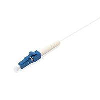 Megladon Manufacturing 1DXS1-003M Fiber Optic Cable Assemblies Singlemode LCUPC Fiber Optic Pigtail, 900um White, 3 Meters