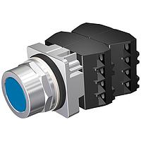 SIEMENS 52PM8A5D Flush PUSHBUTTON,MOM,BLU,FLUSH,2POS,4NO-4NC