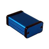 Hammond Manufacturing 1455D601BU PC Board Metal End Panel/Blue 2.36 x 0.99 x 1.76"