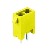 Molex 224246-0641 PCB Receptacle Versa Color Vert Header Thru Hole  Dual Row 6 Ckts  (Au) GloWire Ylw Tray