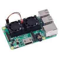 Seeed Studio 114991371 Ultimate Cooling Dual Fan Raspberry Pi Cooling Dual Fan