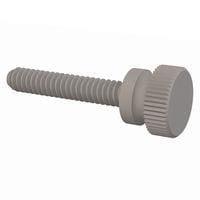 Essentra Components 090632075TB Thumb Screw Knurled Thumb Screw, #6-32 Thread, 3/4 Lg