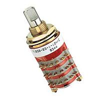 Grayhill 71BF30-06-2-05N Rotary Switches Rotary Switch, 1/4" shaft, PC mount, 30&deg;, 6 deck, 2 pole/deck, 5 position/pole, non-shorting