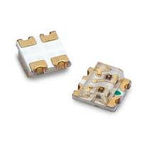 Broadcom HSMF-C187 Multi-Color LEDs Chip Biclr Grn/Blue