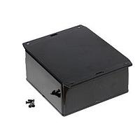 Hammond Manufacturing 1591UF2BK Flanged Enclosure ABS w/Bottom Flange 4.7x2.2x4.7" Black