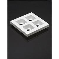 Ledil C14960_FLORENTINA-2X2-SHD-WHT Shade Square Shade 0 Position