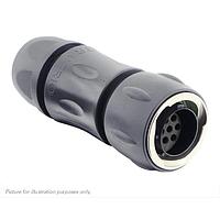 Eaton Souriau-Sunbank UTGX6JC1210PY Plugs Plug, with cable gland backshell, for 10 male contacts,  IP68/69K, keying Y