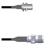 Amphenol Custom Cable Q-2304L000D008i RF Cable Assemblies N-SJB/TNC-SJ LMR19 8I
