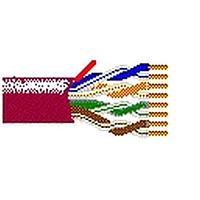 Belden 7987R 059U1640 Composite Audio and Video Cable 24AWG 4PR SOLID 1640ft BOX MAROON