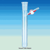SciLab SL.Tub2114P Joint Vacuum Tube, 100ml, od34 x h160, 24/40, w/PTFE Stopcock