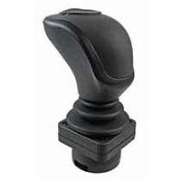 APEM HF45W11 3-Axis Hall Effect Joystick 2 pushbutton, 3 axis, Guided Feel Square, Drop-in mounting, 0.5V-4.5V output