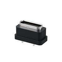 GCT (Global Connector Technology) USB4725-03-C PCB Top Mount USB3.2 Gen 2 Type-C Receptacle, 24Pin, Vertical, SMT, PCB Top Mount, IP67