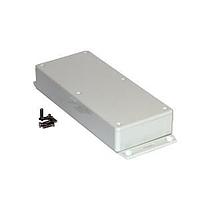 Hammond Manufacturing 1591HF2GY Flanged Enclosure ABS w/Bottom Flange 6.5x1x2.8" Grey