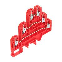 Altech CTL2.5U/R Feed Through Triple Level DIN Term Blk, Screw, Triple Level