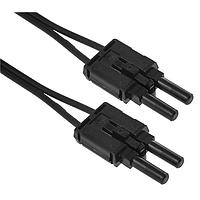 Broadcom HFBR-RSD001Z Fiber Optic Cable Assemblies BLK PLAST CABLE DPLX 1 MTR