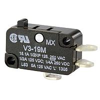 Honeywell V3-19M Micro Switch SPDT 15A 125VAC Round Pin Plunger