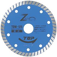 TOP Kogyo TDW-125 Diamond wheel wave type (125mm, 2mm)