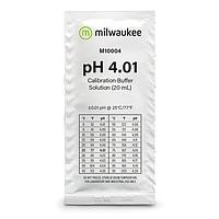 MILWAUKEE M10004B pH 4.01 Calibration Solution Sachets (25 x 20 ml sachet)