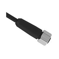 Banner Engineering MQDC-WDSS-0415 Sensor Cables / Actuator Cables Cordset: Single Ended M12; 4-pin Straight Female; 5 m (16.4 ft) 4x22 Black PVC Jacket; PVC Black; 316 Stainless Steel Coupling Nut