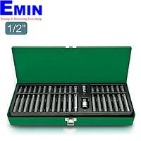 TOPTUL GAAD4002 40PCS 3/8 inch & 1/2 inch DR. Bit Set