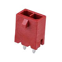 Molex 216571-2024 PCB Receptacle Versa Color Vert Header Thru Hole Single Row 4 Ckts  (Au) GloWire Red