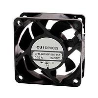 Same Sky (formerly CUI Devices) CFM-6025BF-150-351-20 DC Fans dc axial fan, 60 mm square, 25 mm, 12 Vdc, ball, 5000 RPM, 23.95 CFM, TS