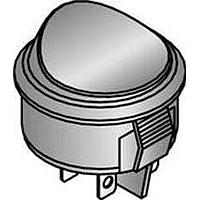 Mountain Switch 103-R13-245B-02R-EV Rocker Switches SW RKR DPST ILUM RED